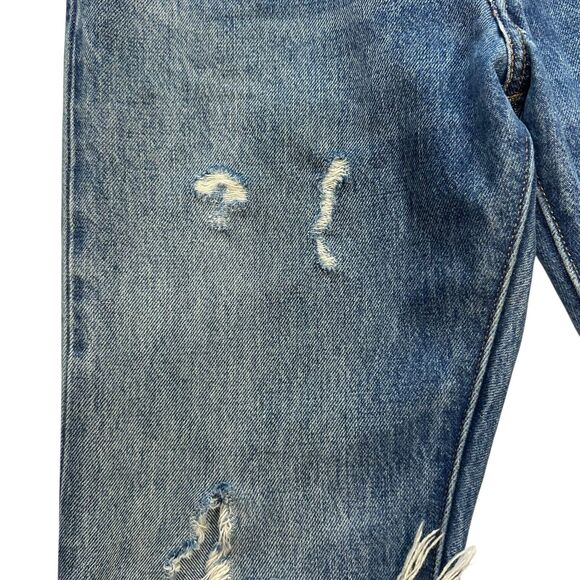 Levis 501 Jeans Womens SELVEDGE White Oak Cone Denim Button Fly Skinny 26 x 28 - Picture 7 of 16